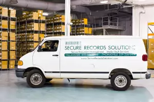 Secure Records Solutions Van