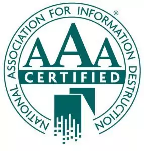 NAID AAA Certification, Tallahassee Shredding, Albany Shredding, Tifton Shredding, Valdosta Shredding