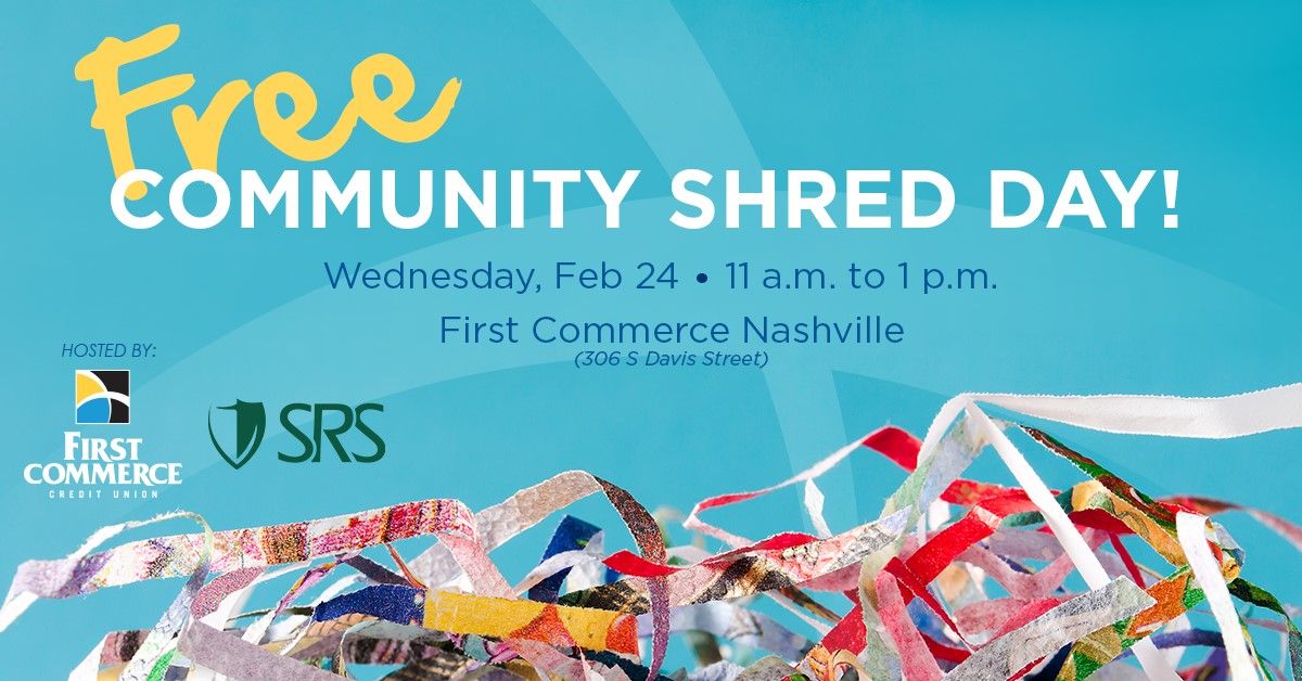 Free Community Shred Day hosted by First Commerce in Nashville, Ga.