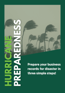 Hurricane preparedness business records