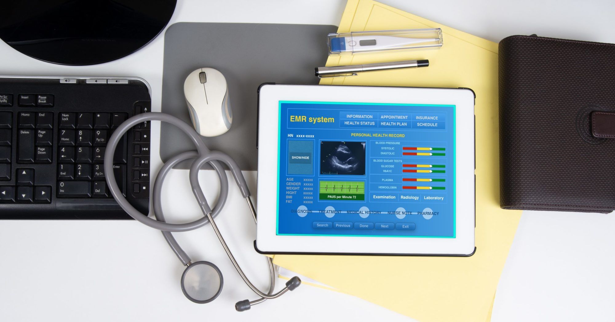 Electronic medical records emr healthcare