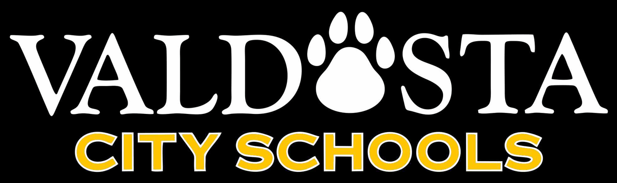 Valdosta City Schools logo black